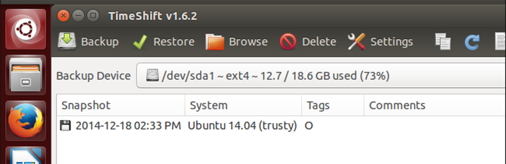 Timeshift linux как пользоваться