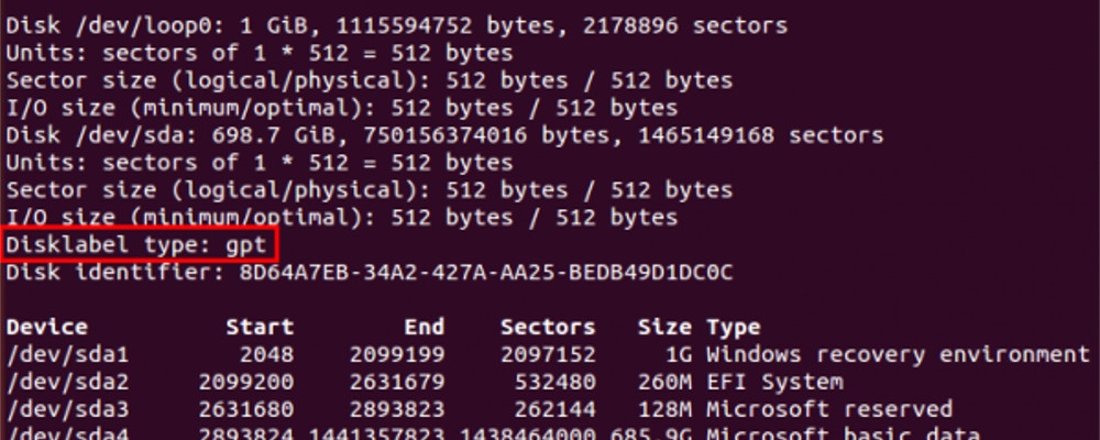 Gdisk восстановить gpt linux